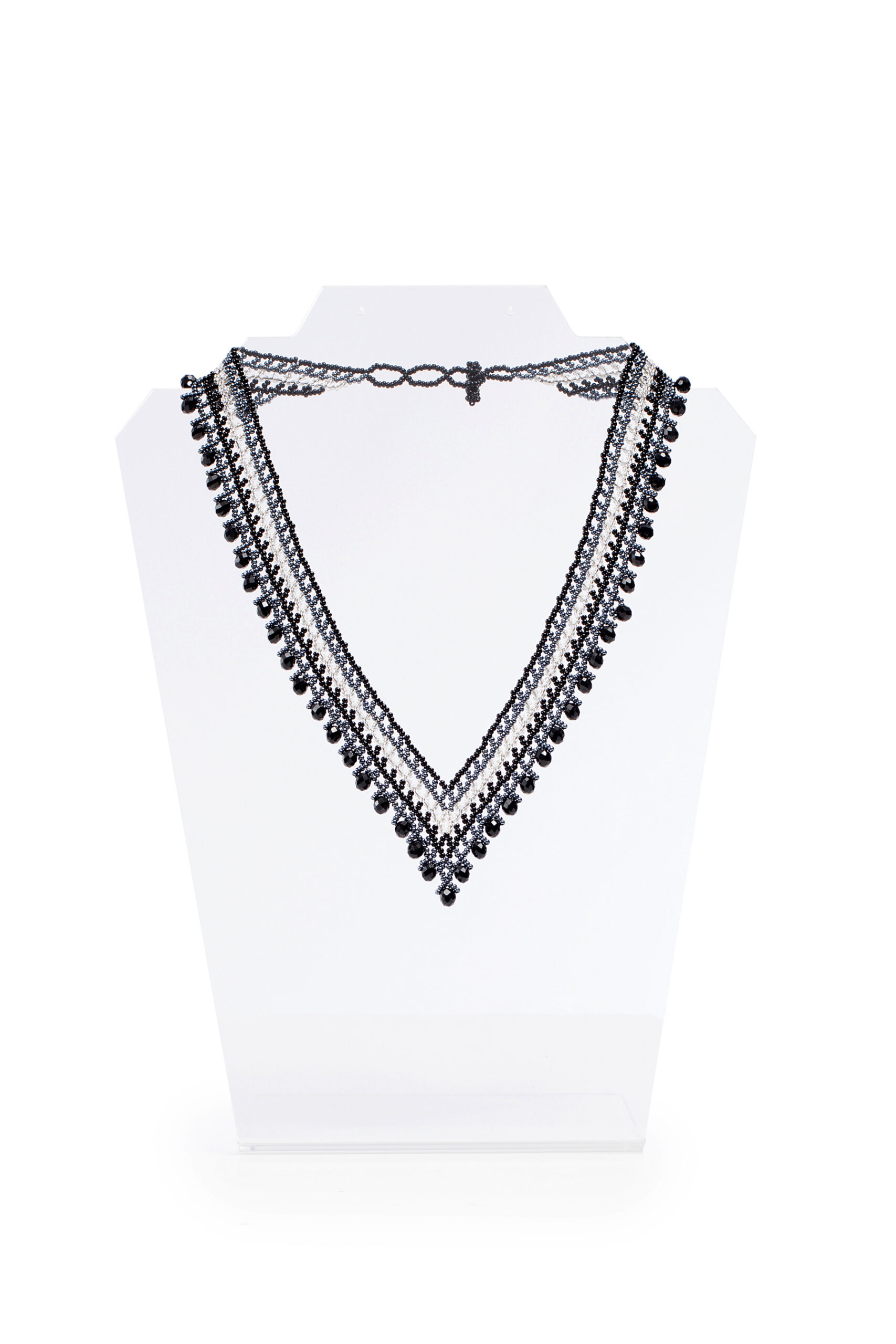 V-5 lined white, green, silver, black