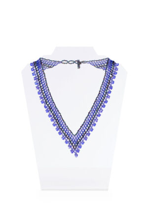 V-Purple Blue Royal border