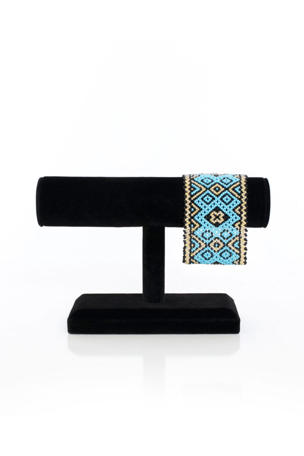 Sky Blue Golden Edge