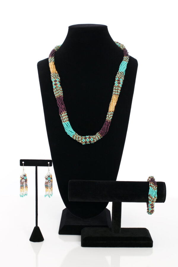 Empire Sparkling Plum Golden Turquoise Piece