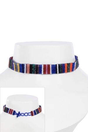 Beaded Multicolor Choker