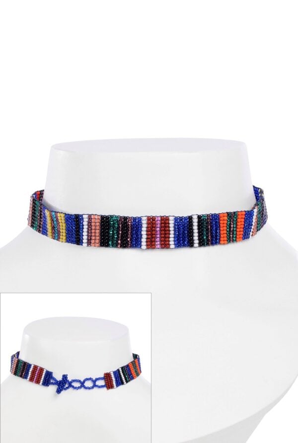 multicolor Beaded Multicolor Choker